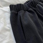 High-waisted Elasticated Casual Straight Trousers