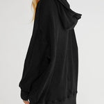 Zeagoo Women's Cardigan Zipper Sweater Loungewear Outerwear Hoodie Long Jacket