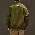 Stand-up Collar Loose Casual Solid Color Jacket
