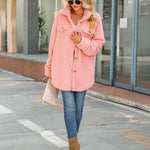 Zeagoo Button Down Winter Warm Brushed Jacket