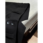 Straight High-waisted Draped Pleated Wide-leg Trousers