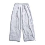 Winter Fleece-lined Drawstring Waterproof Pants