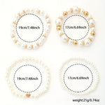 Camille™ | Beaded and Heart Bracelet Set