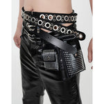 Cyberpunk Motorcycle PU Leather Belt