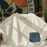 300g Heavyweight Denim Pocket Loose T-Shirt
