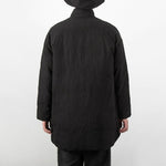 Loose Diagonal Placket Cotton-linen Jacket