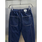Denim Harem Straight Pants