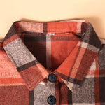 Zeagoo Button Down Plaid Classic Long Shirt Jacket