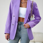 Zeagoo Casual Blazers Double Breasted Long Sleeve Work Office Blazer Jacket
