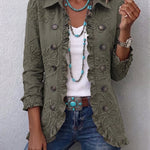 Ascension - Embroidered jacket with ruffles