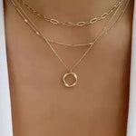 Héloïse™ | Layered Gold Chain Necklace & Pendant